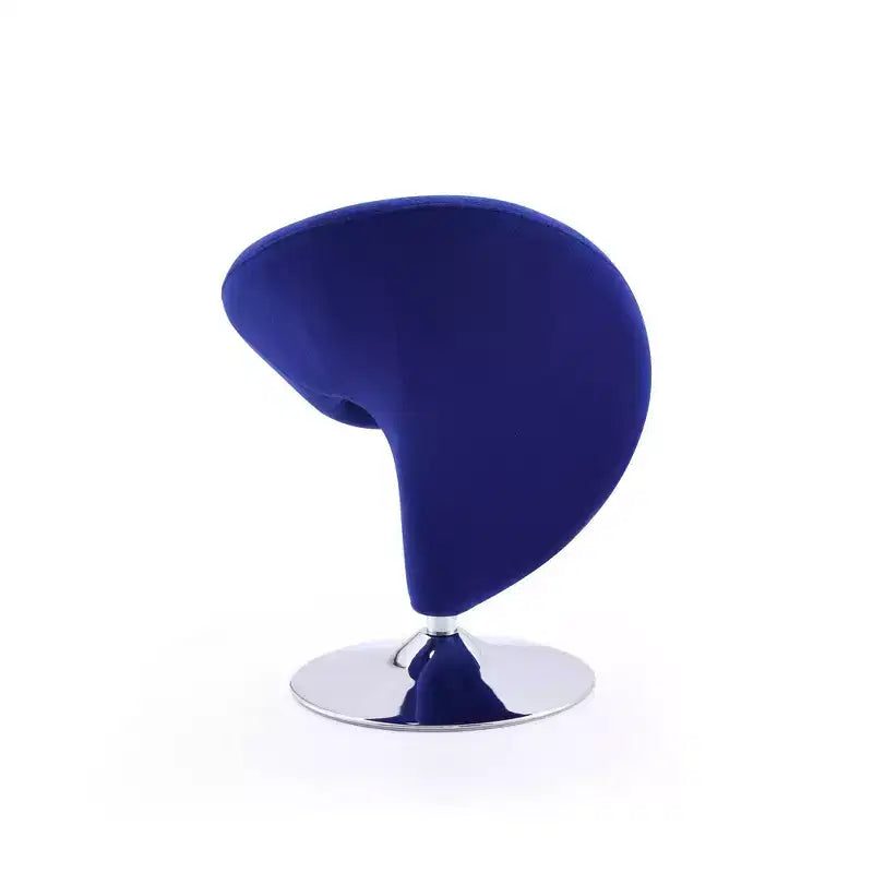 Set di 2 Poltrone Girevoli "Curl" in Misto Lana - Manhattan Comfort