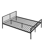 Lit superposé en métal une place sur deux places avec bureau, lit mezzanine une place avec lit inférieur double séparé pour enfants