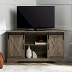 Mobile TV ad angolo con porta scorrevole Middlebrook da 52 pollici