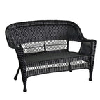 Set da conversazione da 4 pezzi per patio in vimini