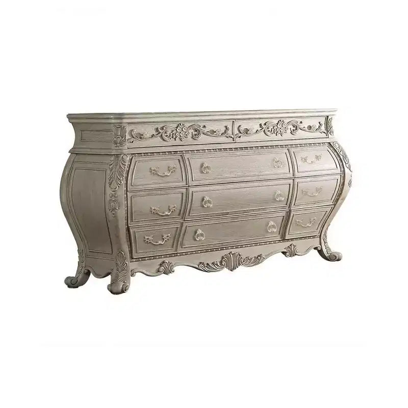 Comò finitura bianco anticato