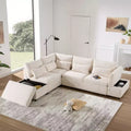 Canapé-lit modulaire sectionnel Whisen 270 - 6 places en forme de L avec pouf de rangement, canapé en chenille, personnalisable pour salon et appartement