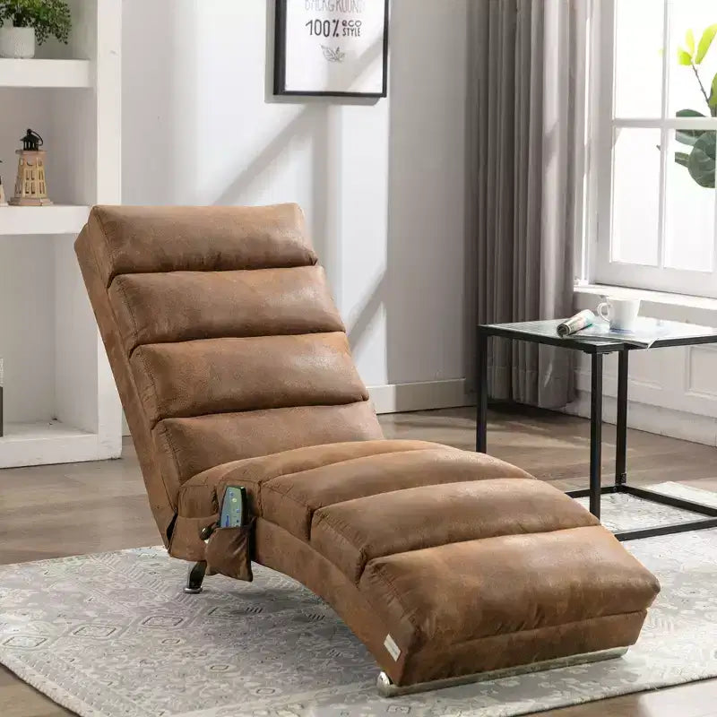 Fauteuil de relaxation avec télécommande, Ergonomique, électrique avec 5 modes de massage, pour bureau, en lin
