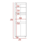 Rose Double Armoire avec tringle à vêtements