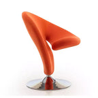 Set di 2 Poltrone Girevoli "Curl" in Misto Lana - Manhattan Comfort