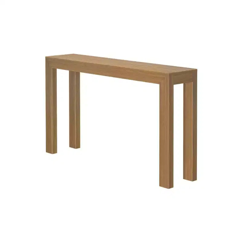 56 Console, Legno massello, Stile moderno stretto, Nero / Biondo / Noce pecan