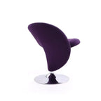 Set di 2 Poltrone Girevoli "Curl" in Misto Lana - Manhattan Comfort